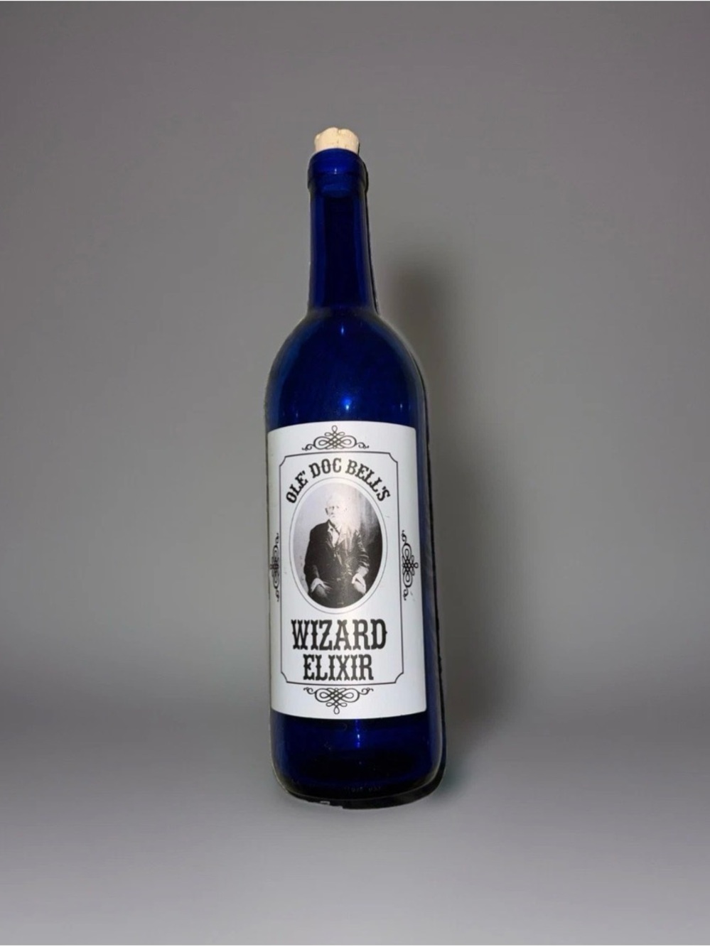Ole Doc Bells Wizard Elixir Bath & Body Empty Bottle - Blue